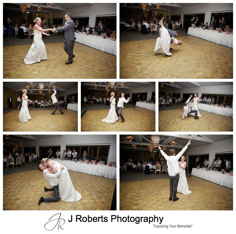 Fabulous bridal waltz series with groom a great dancer - sydney wedding photography